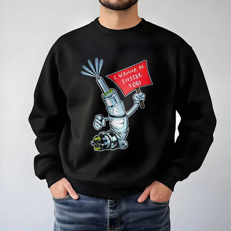 Diesel Fuel Injector Sweatshirt | Funny Automotive Humor Design | Premium Cotton-Blend Pullover | Gift for Mechanic and Car Enthusiast