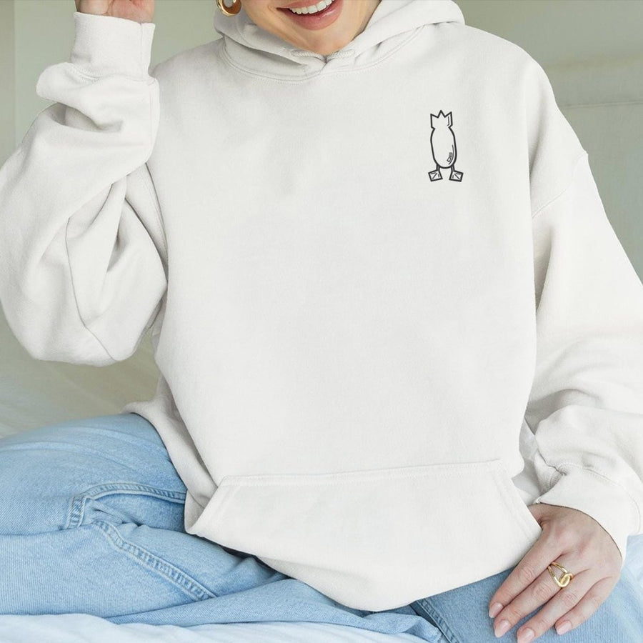 Duck Hunting Hoodie | Minimalist Waterfowl Decoy Graphic | Premium Cotton Blend | Gift for Duck Hunters and Outdoorsmen