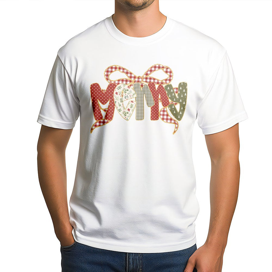 Merry Christmas T-Shirt | Coquette Aesthetic Holiday Bow Design | Premium Soft Cotton Graphic Tee | Festive Seasonal Gift for Women & Girls