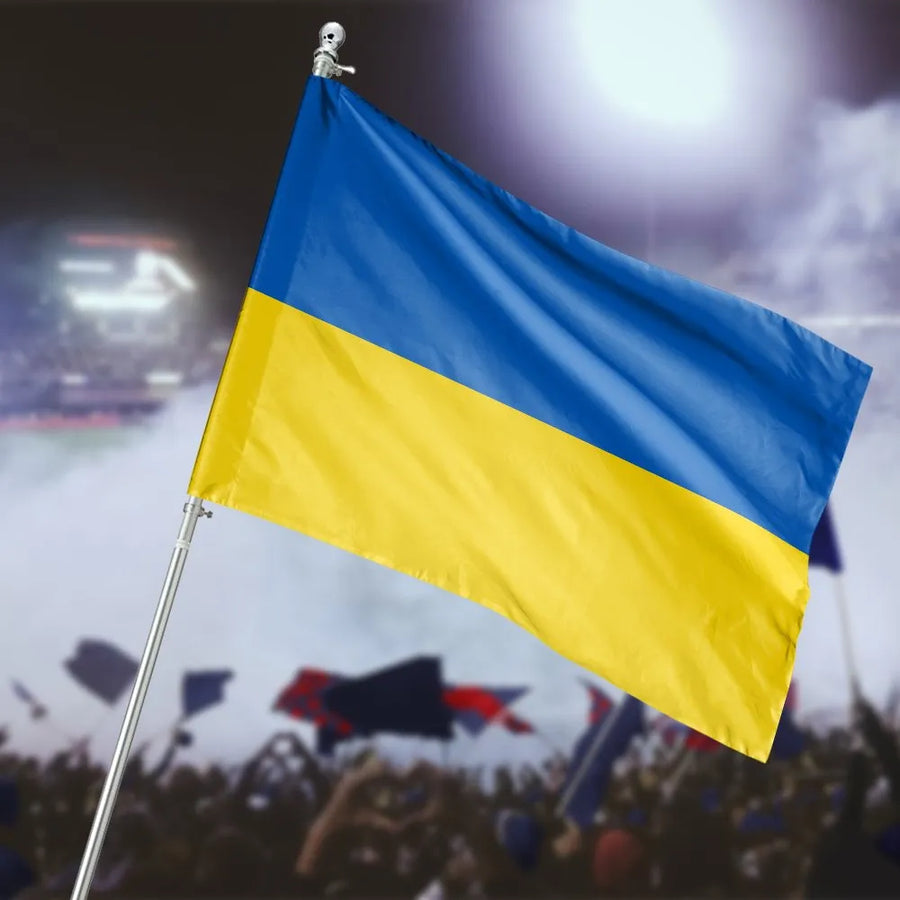 Ukrainian Flag House Flag | Double Sided Blue and Yellow Banner | Premium Fade-Resistant Polyester | Outdoor Porch Decor Gift for Supporters