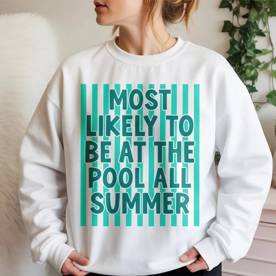 Funny Teacher Sweatshirt | Most Likely to Ignore Emails All Summer | Soft Cotton-Blend Sweatshirt | Last Day of School Gift for Educators