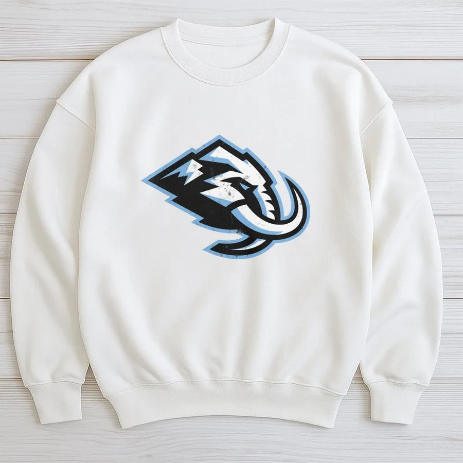 Mammoth Mascot Sweatshirt | Vintage Style Sports Logo Graphic | Soft Cotton Blend | Unisex Fan Apparel Gift