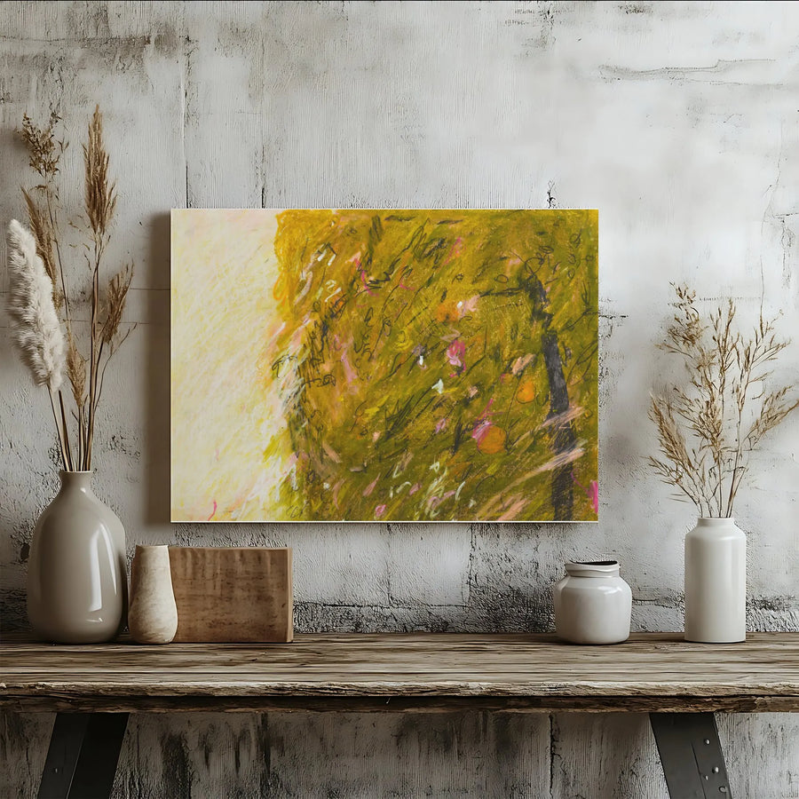 Abstract Autumn Canvas Wall Art | Impressionist Fall Foliage Print | Gallery Wrapped 1.25" Deep Canvas | Premium Modern Home Decor Gift