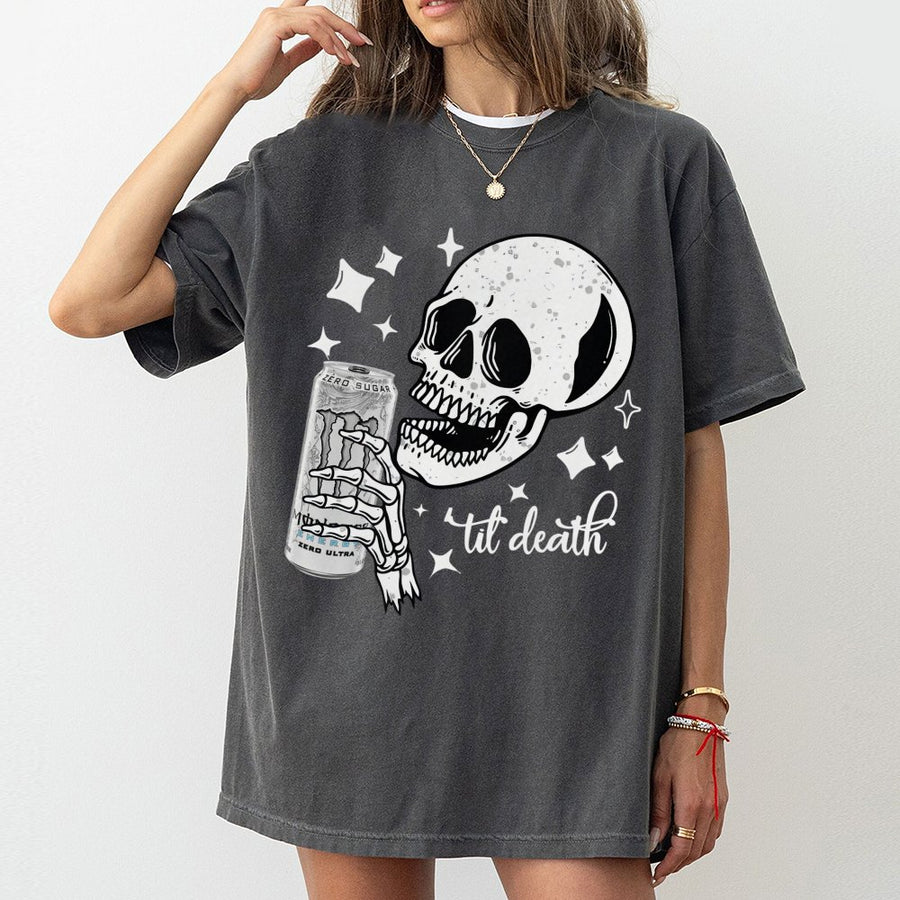 Til Death Monster Zero Ultra T-Shirt, Energy Drink Graphic T-Shirt, Streetwear For Men And Women, Casual Thermal