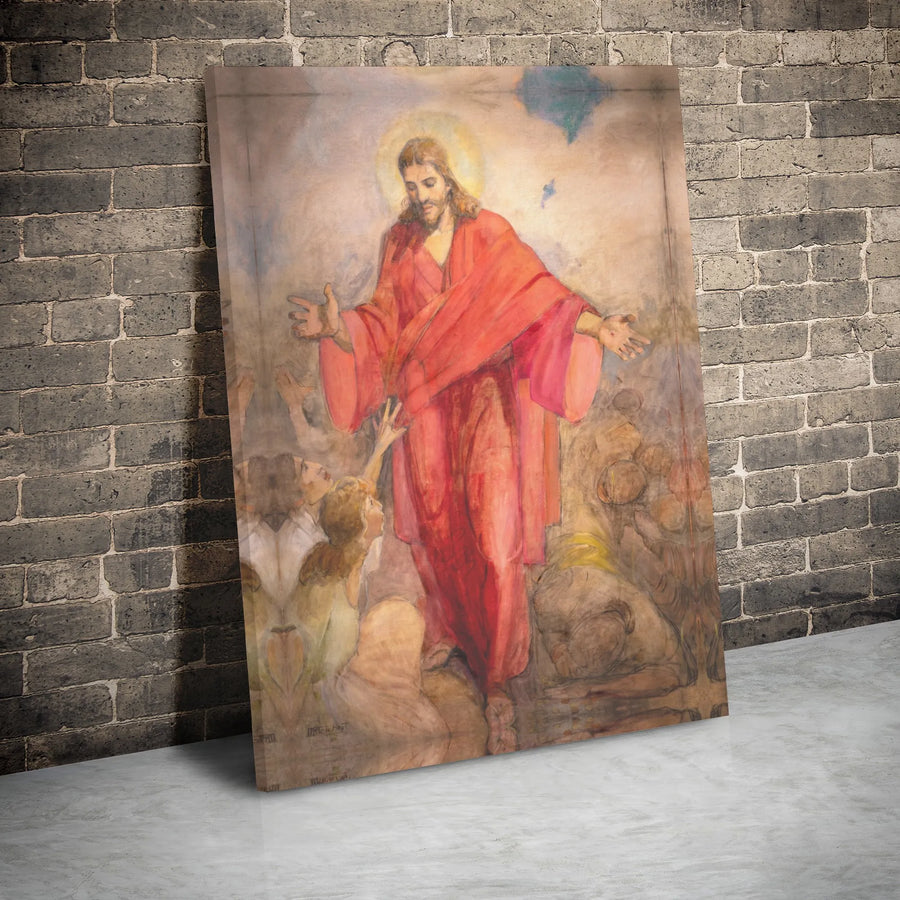 Jesus Christ Canvas Print | Religious Wall Art | Premium Gallery Wrapped Decor | Christian Home Decor Gift