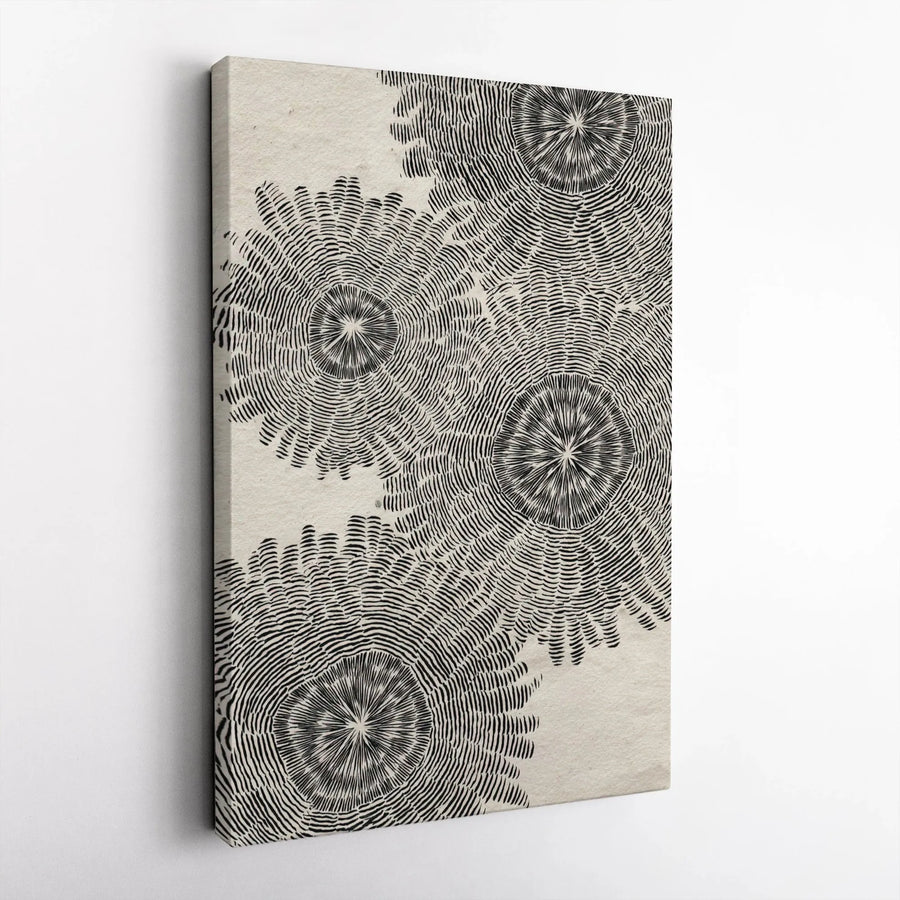 Abstract Geometric Vertical Canvas | Modern Minimalist Line Art | Thick 1.25" Gallery Wrap | Home Office Decor Premium Gift
