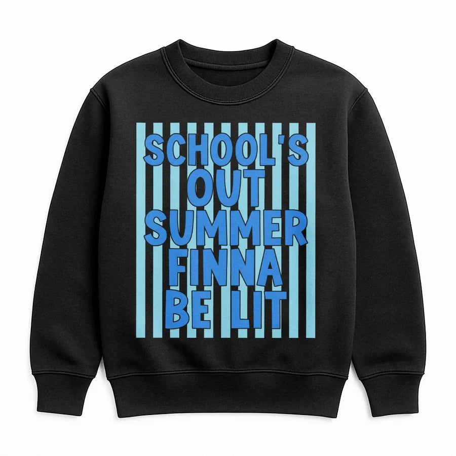 Schools Out Summer Sweatshirt | Funny Last Day of School Quote | Premium Cotton Blend | Gift for Graduating Student or Teacher