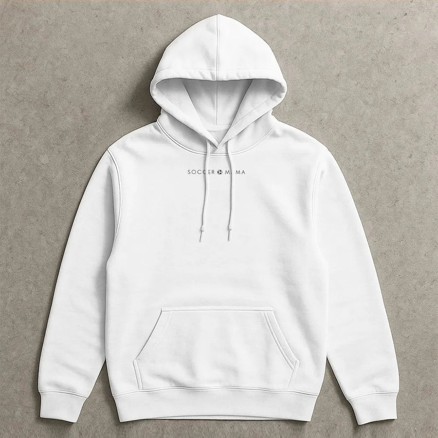 Soccer Mom Hoodie | Minimalist Game Day Sweatshirt | Soft Cotton-Poly Blend | Premium Gift For Sports Mom