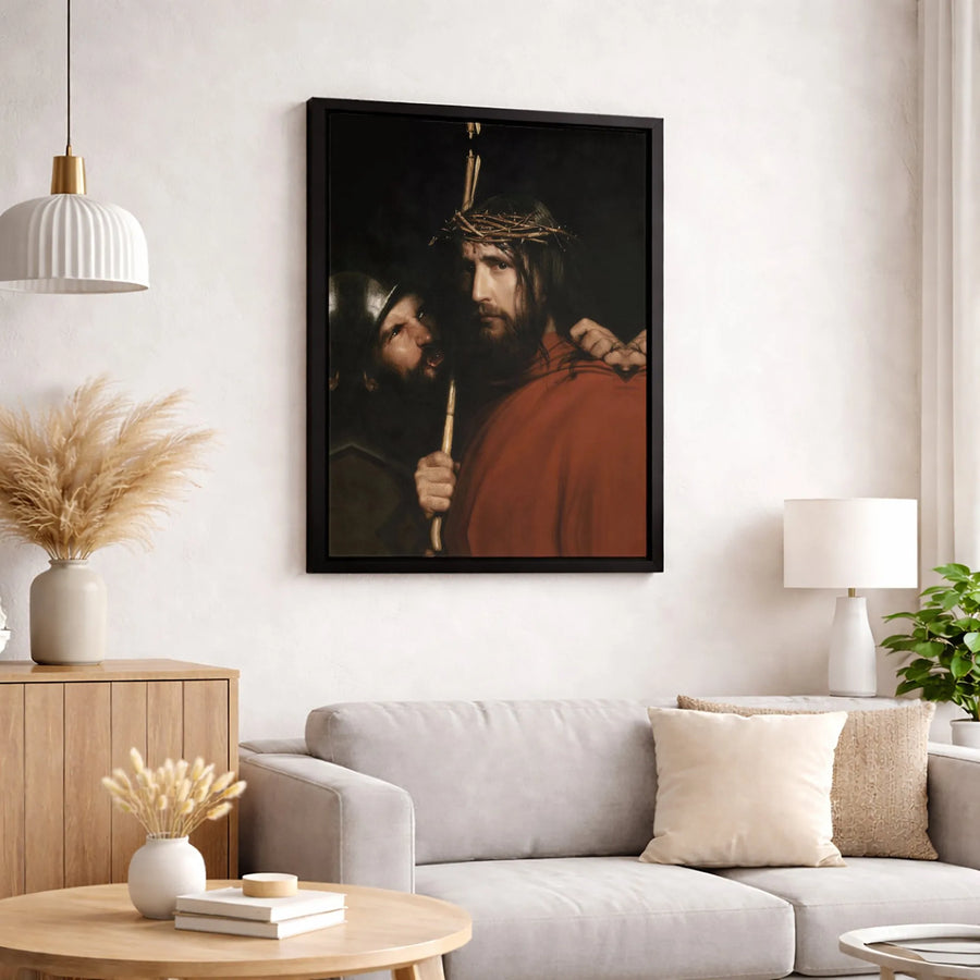 The Mocking of Christ Canvas Print | Religious Fine Art Wall Decor | Premium 1.25" Gallery Wrap | Christian Home and Church Gift