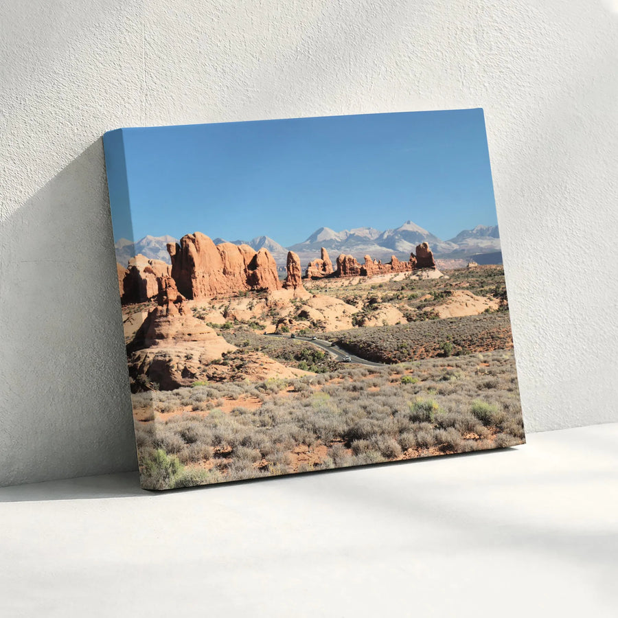 Arches National Park Canvas | Utah Desert Landscape Photo Print | Premium Gallery Wrapped Wall Art | Gift for Nature Lover