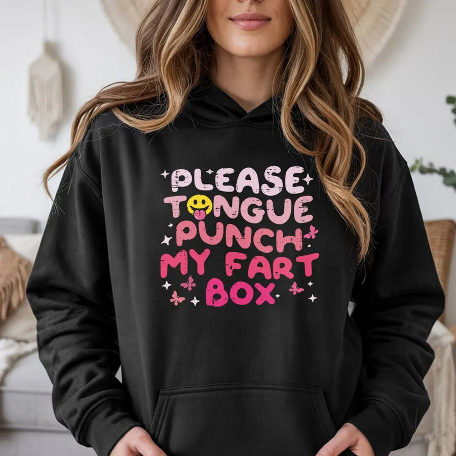 Inappropriate Humor Hoodie | Funny Rude Graphic Saying | Premium Cotton Blend | Gift For Him And Her Naughty Meme Apparel