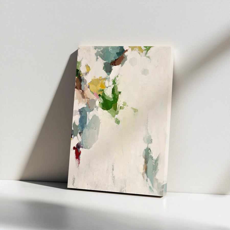 Abstract Floral Canvas Wall Art | Modern Flower Market Print | Premium Gallery Wrapped Canvas | Limited Edition Home Decor Gift