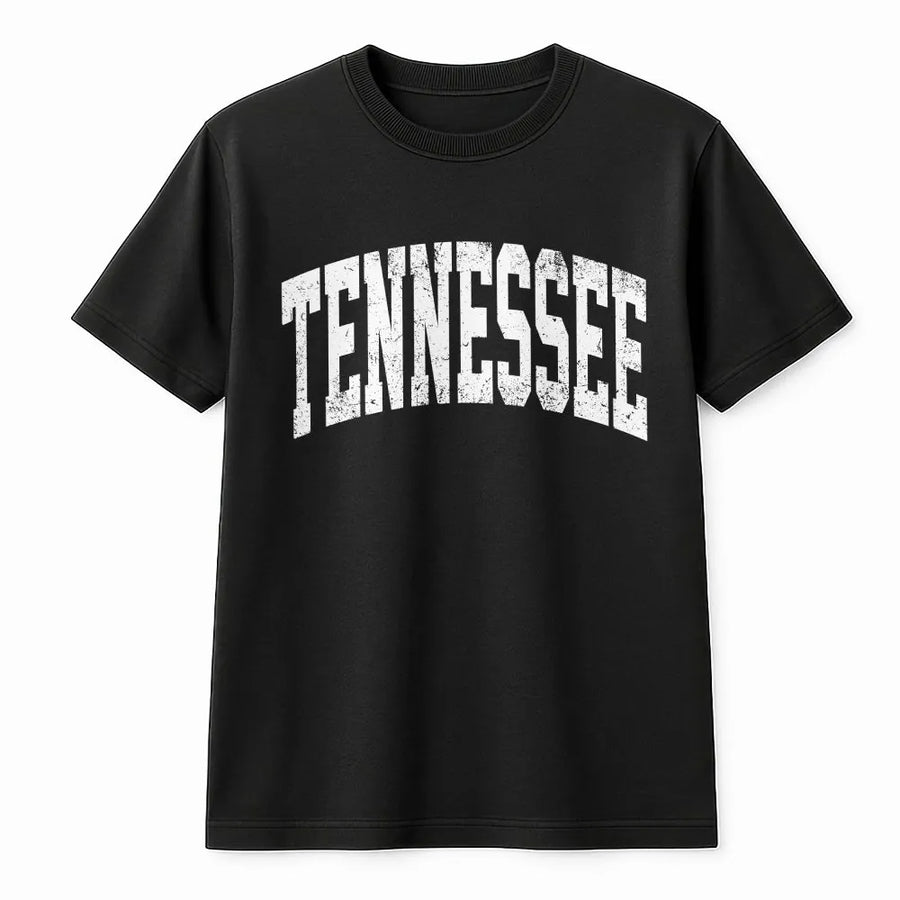 Tennessee T-Shirt | Vintage Style Distressed Graphic | Soft Cotton Blend | Unisex Volunteer State Souvenir Gift