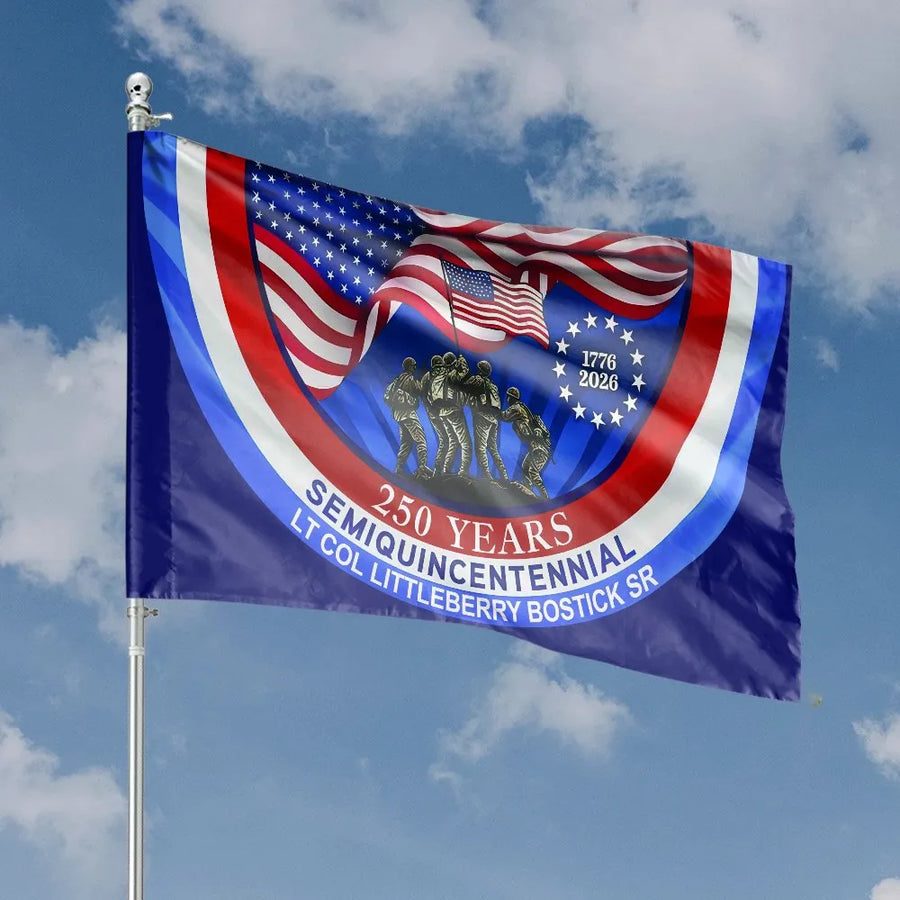 USA 250th Anniversary House Flag | Semiquincentennial 1776-2026 Commemorative Design | Weather-Resistant Polyester | Patriotic Yard Decor Gift