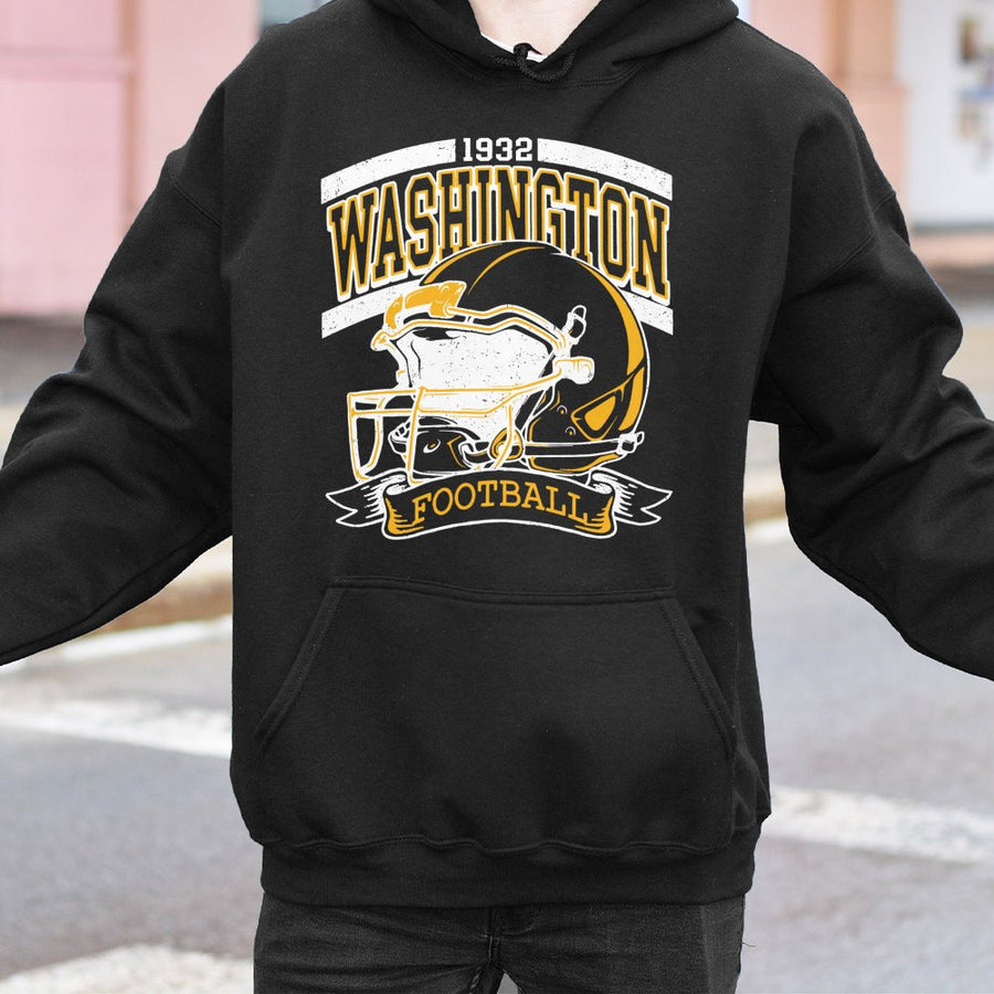 Vintage 90s Style Washington Football Vintage Hoodie Washington Commander Hoodie Washington Fan Gift