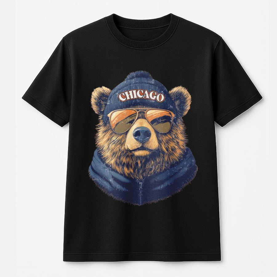 Vintage Chicago Bears Football T-Shirt Trendy Fan Gift Game Day Apparel Retro Fan Gear For Chicago Bears
