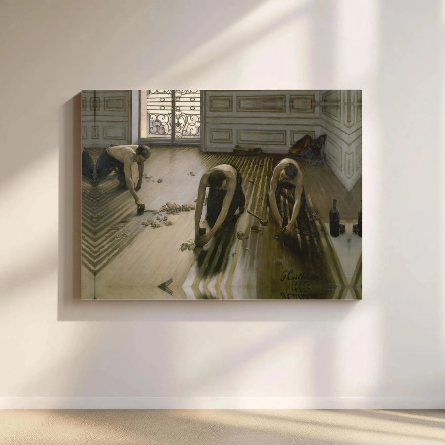 The Floor Scrapers Canvas Print | Gustave Caillebotte Impressionist Wall Art | Gallery-Quality 1.25" Profile | Famous Painting Reproduction Gift
