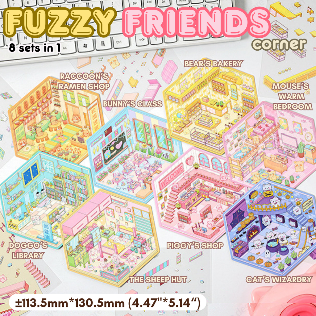 Stick n’ Scene 3D DIY Scene Stickers Therapy Sets