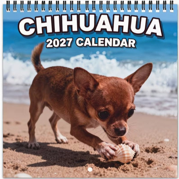 Chihuahua 2027 Wall Calendar