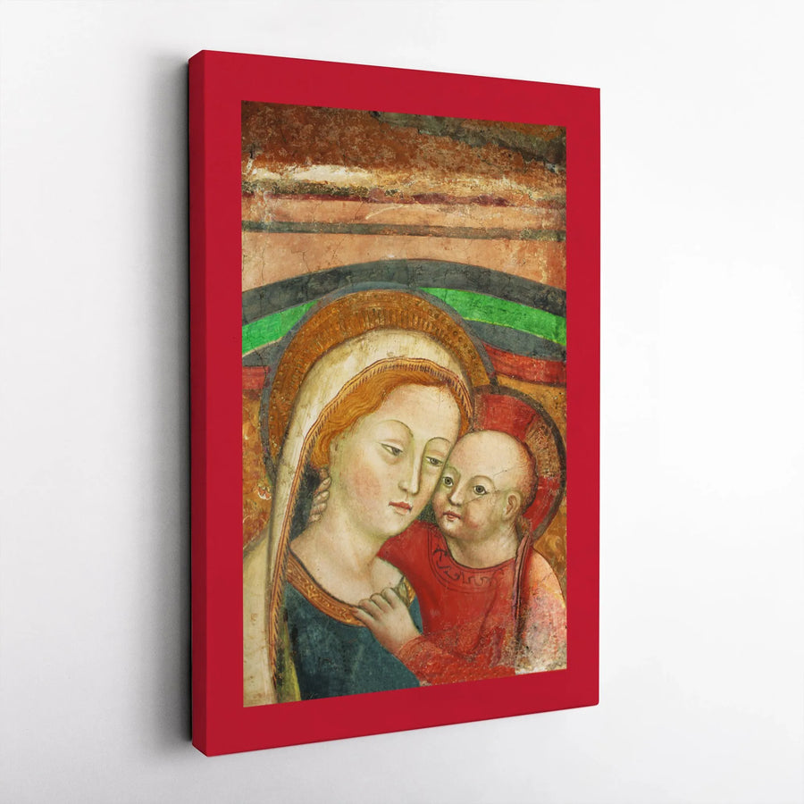 Madonna and Child Canvas Print | Lorenzo Monaco Religious Wall Art | Premium 1.25” Gallery Wrap | Classic Christian Home Decor Gift