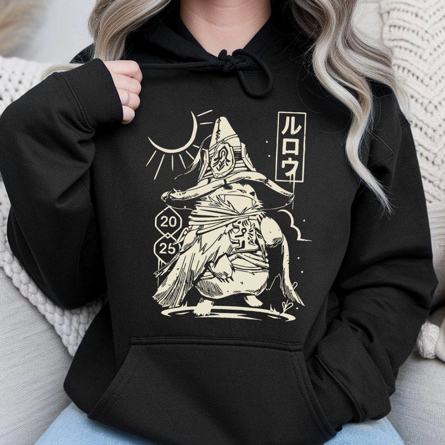 Fantasy Creature Hoodie | Anime Style Forest Wizard Graphic | Premium Cotton Blend | Gamer Gift for Adventure Lovers