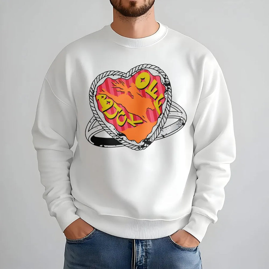 Buck Off Western Sweatshirt | Punchy Cowgirl Bronco Graphic | Cozy Fleece Pullover | Rodeo Apparel Gift for Her