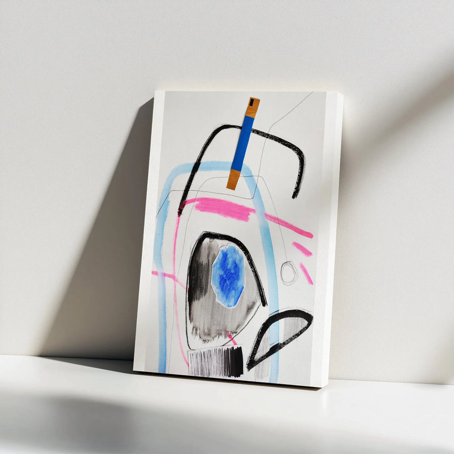 Abstract Canvas Wall Art | Bold Expressionist Painting Print | Premium Gallery Wrap Canvas | Modern Living Room & Office Decor
