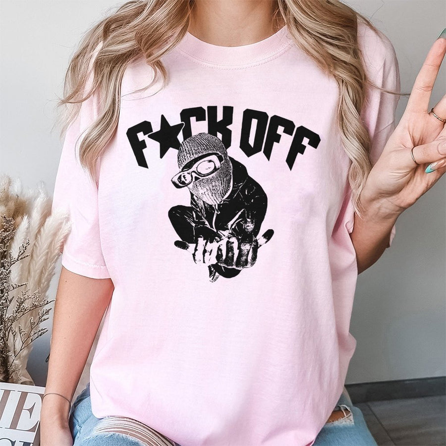 Ski Mask Graphic T-Shirt | Edgy Streetwear Slogan Tee | Premium Soft Cotton | Gift for Alternative Fashion Lovers
