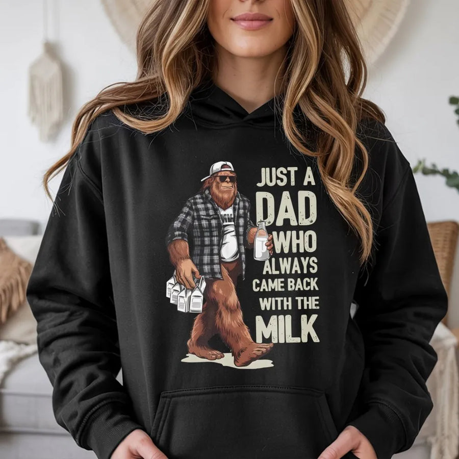 Bigfoot Dad Hoodie | Funny Sasquatch Quote Design | Premium Cotton Blend | Best Father's Day 2026 Gift for Dads