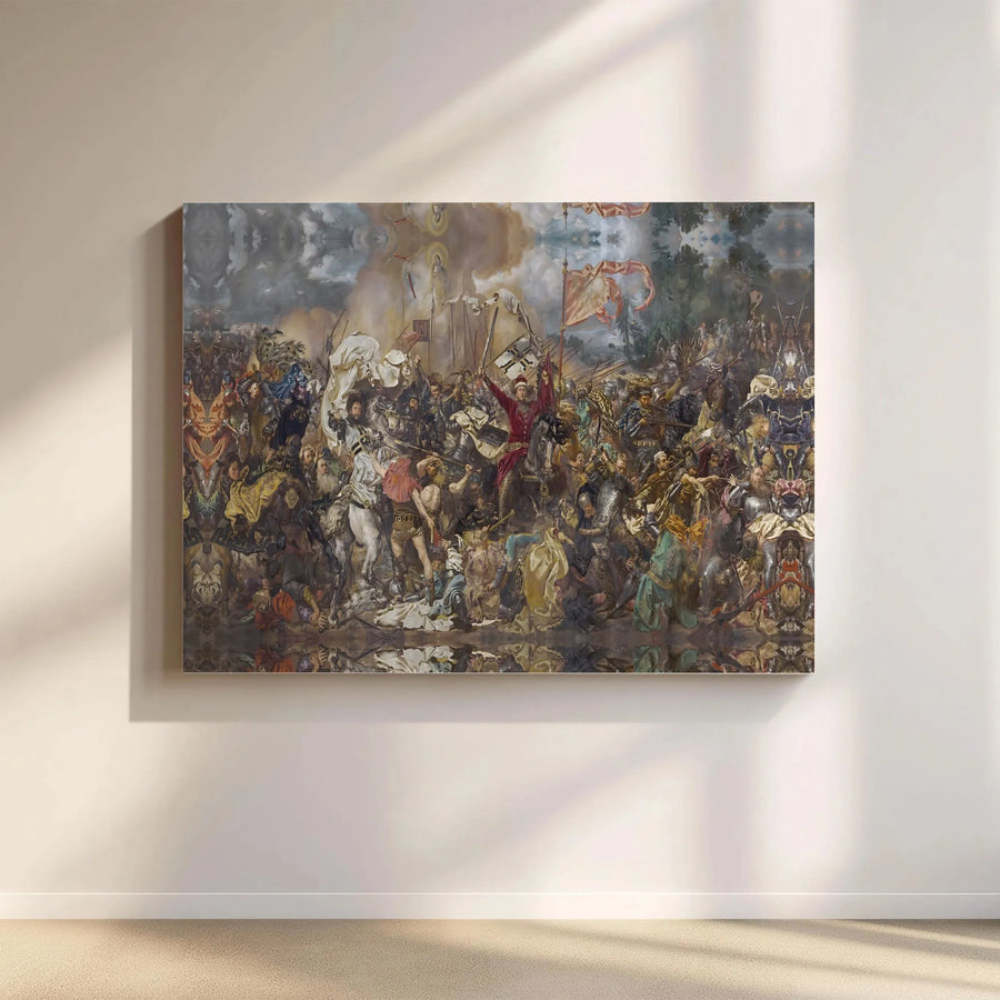 Battle Of Grunwald Canvas Print | Jan Matejko Historical Art | Premium Gallery Wrapped Wall Decor | Museum Quality Gift For History Buffs