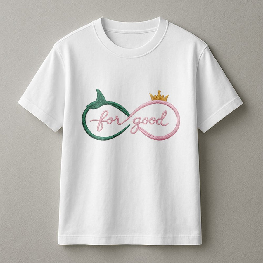For Good Musical T-Shirt | Broadway Theater Infinity Design | Premium Cotton Tee | Best Friend Gift for Musical Theater Fans