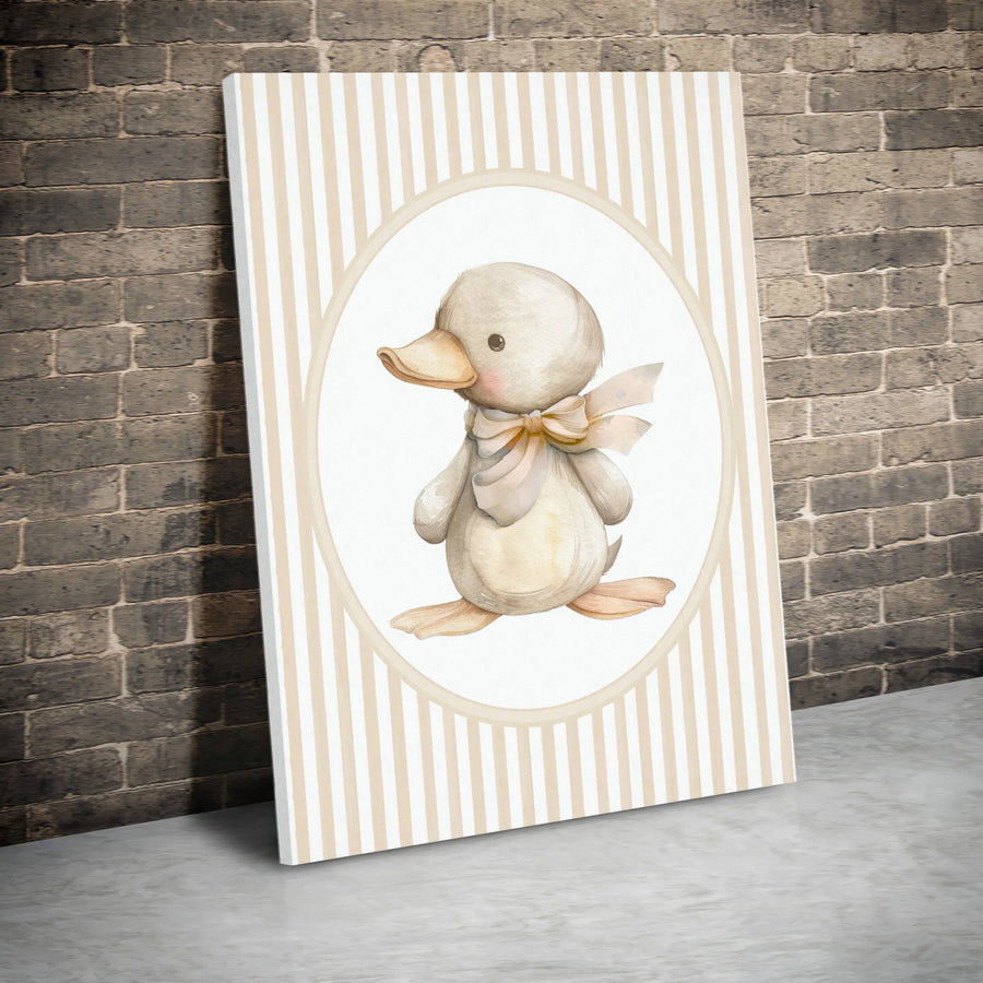 Watercolor Baby Duckling Canvas Art | Cute Animal Nursery Decor | Gallery-Wrapped Premium Print | Perfect Gift for Baby Shower & Kids Room