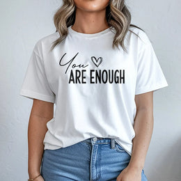 Heart Graphic T-Shirt | Minimalist Love Slogan Design | Premium 100% Cotton Tee | Gift for Her Daily Wear Casual Shirt