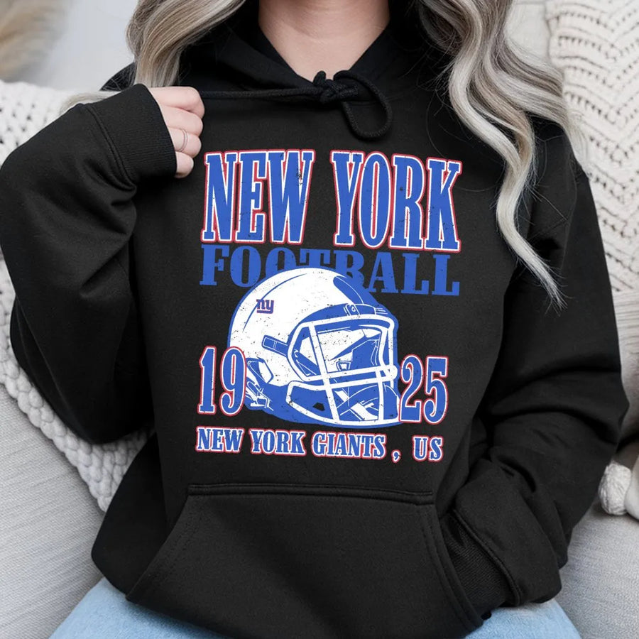 New York Football 1925 New York Giants, Us With Helmet Hoodie