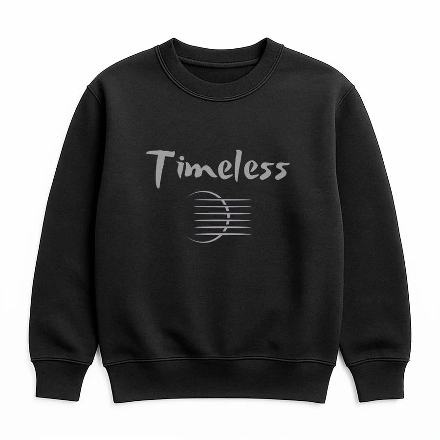 Timeless Sweatshirt | Minimalist Graphic Crewneck | Soft Cotton Blend Pullover | Unisex Aesthetic Jumper Gift for Men and Women