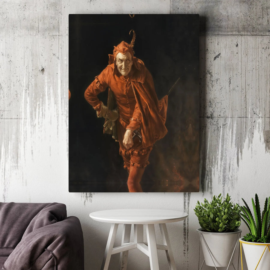 Jan Matejko Stańczyk Canvas Wall Art | Famous Polish Court Jester Painting | Premium Fade-Resistant Print | Collector's Gift for Art Historian