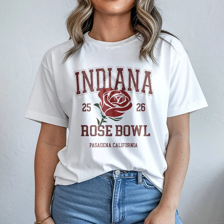 Indiana Rose Bowl 25 26 Unisex T-Shirt, Pasadena Ca Rose T-Shirt