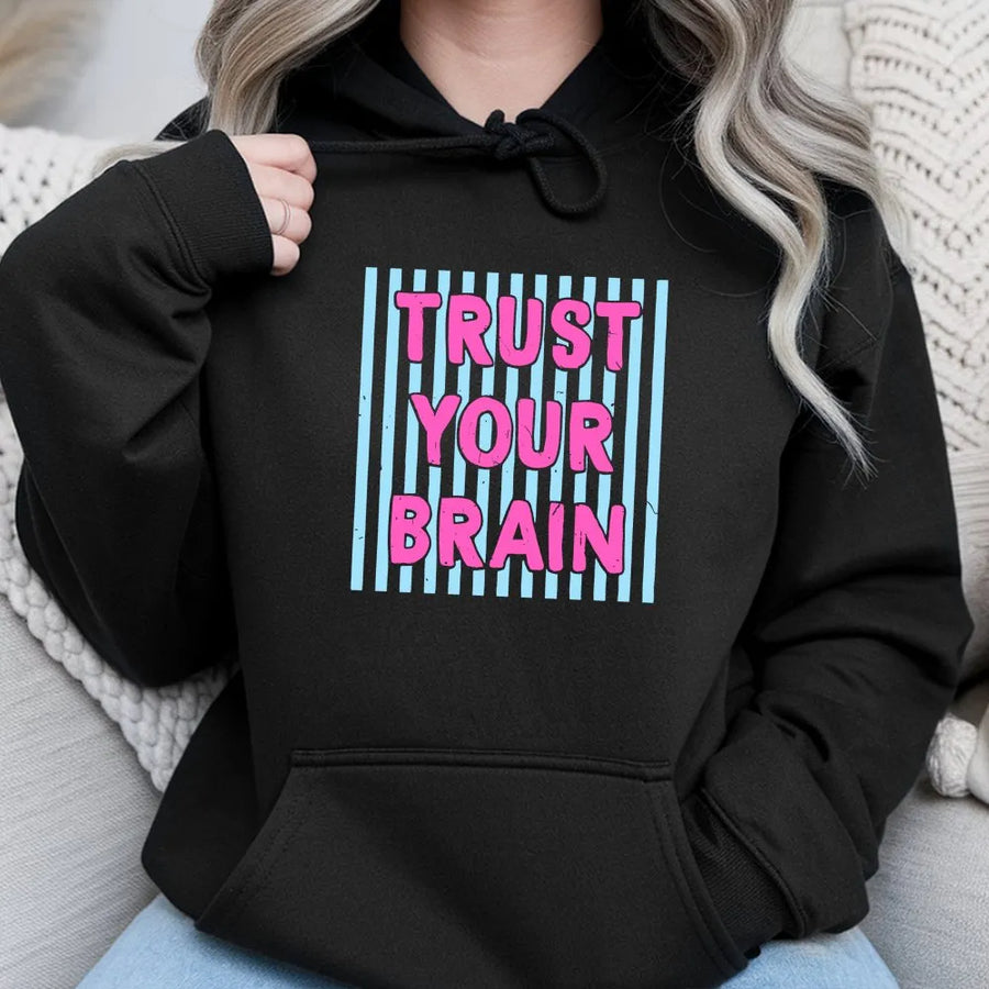 Teacher Testing Day Shirt | Trust Your Brain Retro Graphic | Soft Cotton Tee | Matching State Testing Team Gift