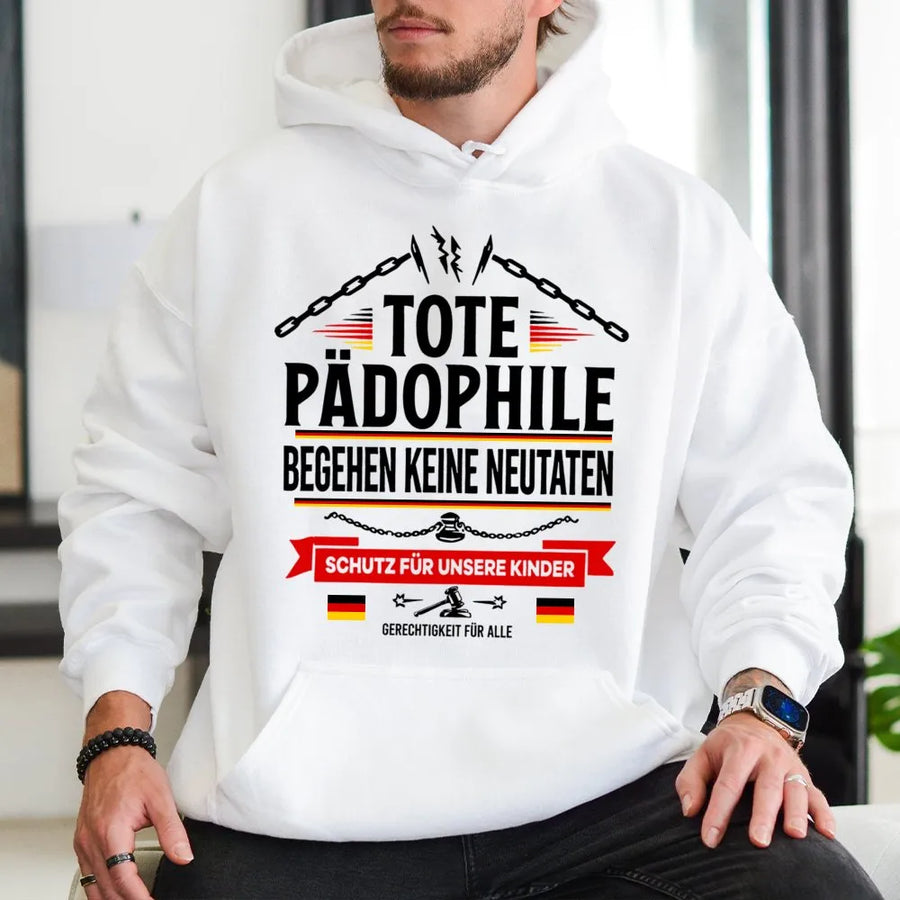 Statement Spruch Hoodie | Schutz für Unsere Kinder Design | Premium Unisex Pullover | Politisches Geschenk für Männer und Frauen