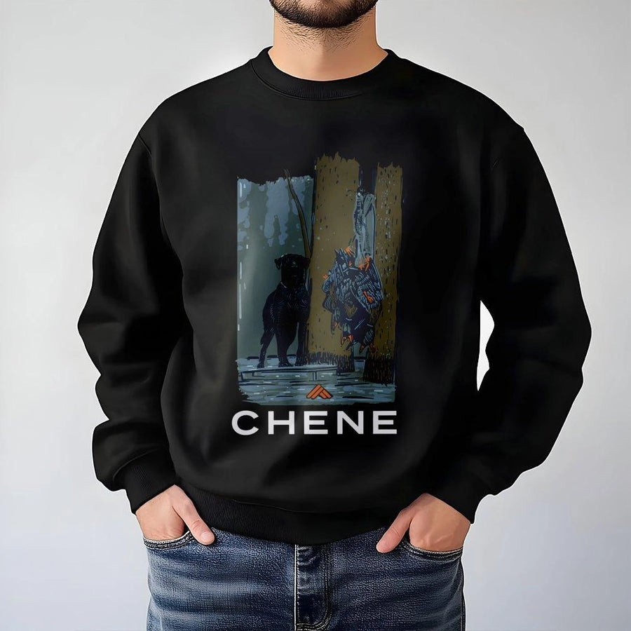 Chene Hunting Dog Sweatshirt | Duck Hunter Retriever Graphic | Premium Cotton Blend | Gift for Outdoorsmen and Sportsman