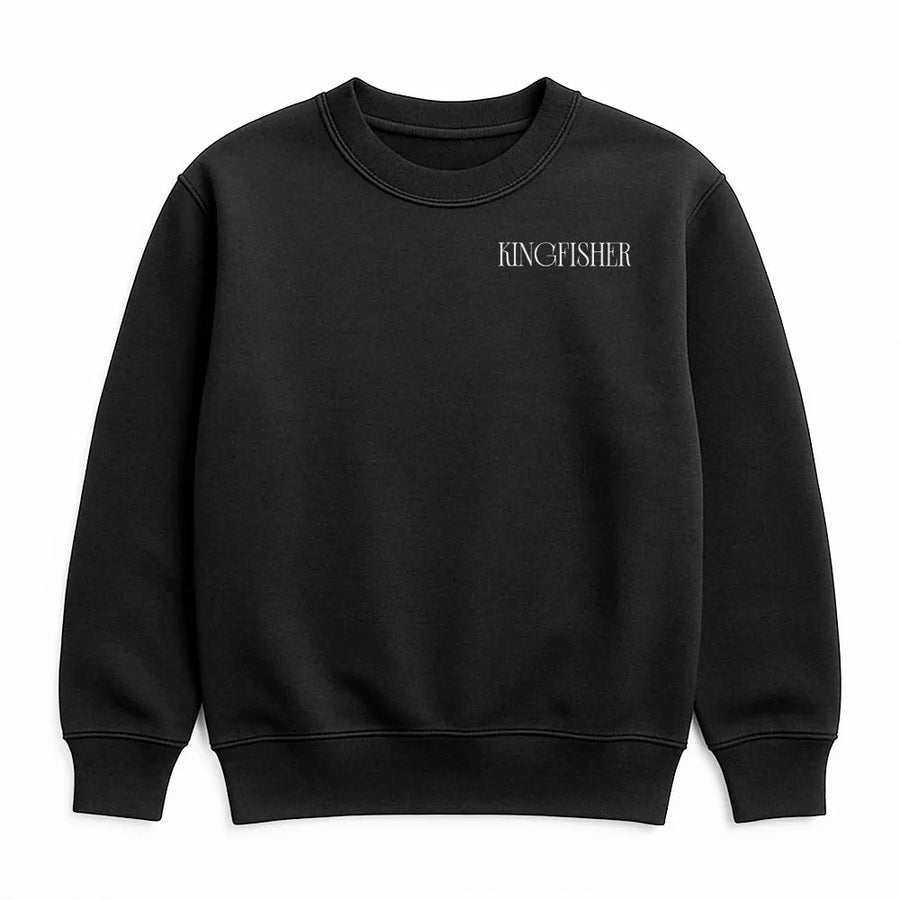 Kingfisher Sweatshirt | Minimalist Bird Watcher Crewneck | Premium Cotton Blend Pullover | Aesthetic Nature Lover Gift