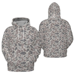 Duck Camo 3D Hoodie | All Over Print Camouflage Sweatshirt | Premium Brushed Fleece Lining | Unisex Streetwear Gift for Men and Women