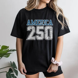 America 250 T-Shirt | USA 250th Semiquincentennial | Premium Cotton Blend | Patriotic History Collector's Gift