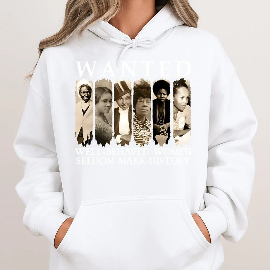 Black History Month Hoodie | Women Empowerment Graphic Design | Premium Cotton Blend | Gift for Activists and Educators