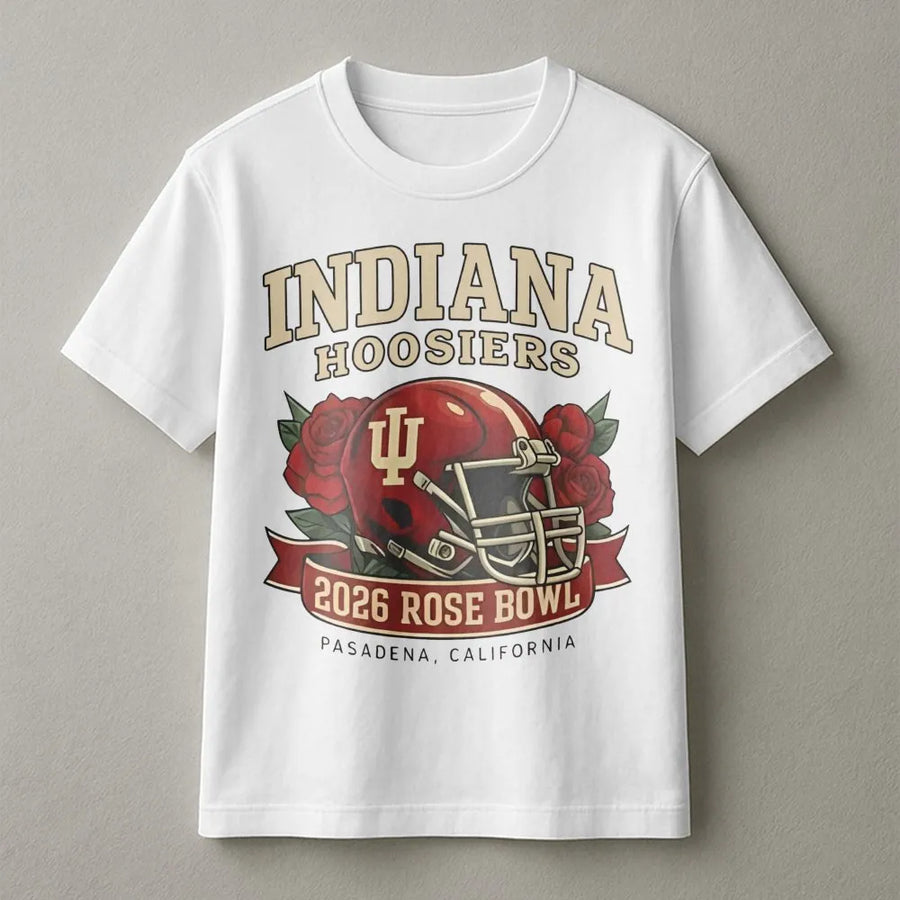 Indiana Rose Bowl Helmet T-Shirt, 2026 Pasadena Football T-Shirt, Unisex Football Appreal Womenswear Menswear Top