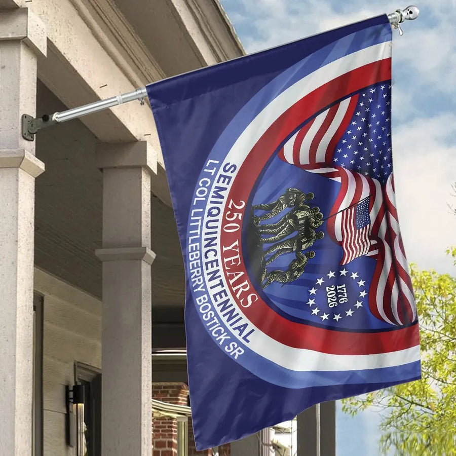 USA 250th Anniversary House Flag | Semiquincentennial 1776-2026 Commemorative Design | Weather-Resistant Polyester | Patriotic Yard Decor Gift