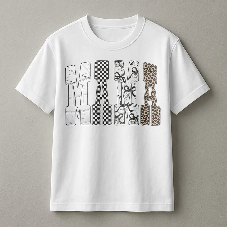 Volleyball Mama T-Shirt | Distressed Leopard Print Volleyball Letter Graphic | Premium 100% Cotton | Gift for Volleyball Moms and Sports Fans