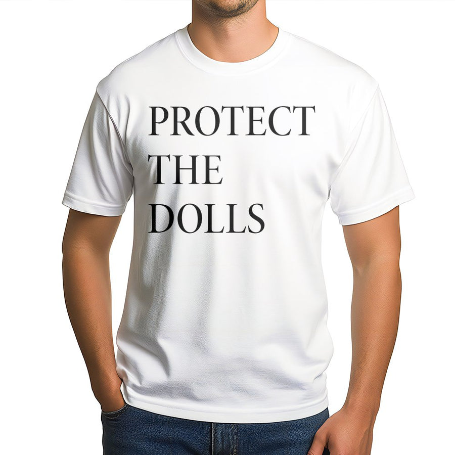Protect The Dolls T-Shirt | LGBTQ+ Pride Graphic Tee | Premium Cotton Soft Crewneck | Empowering Trans Rights Apparel For Activists