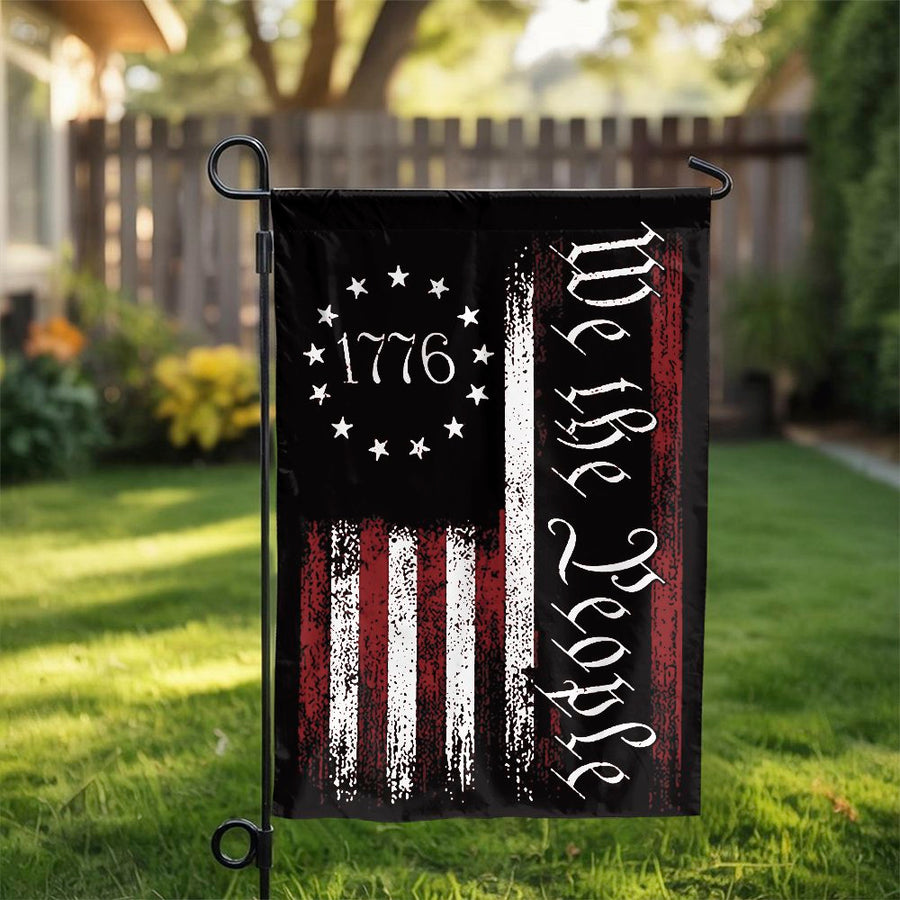 We The People 1776 Garden Flag | Patriotic American Yard Decor | Durable Weather-Resistant Polyester | July 4th Memorial Day Home Gift