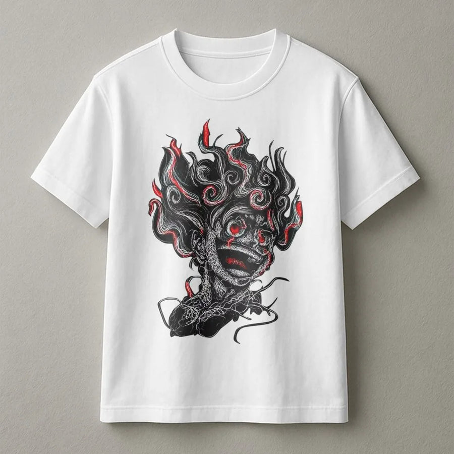 Dark Fantasy Manga T-Shirt | Edgy Anime Demon Illustration | 100% Cotton Premium Tee | Unique Graphic Gift for Otaku & Anime Fans